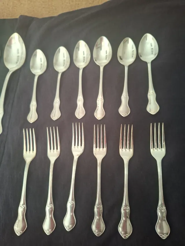 Juego Cubiertos Plata Meneses 36 Piezas