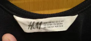 Vestido negro tirantes estampado corazón