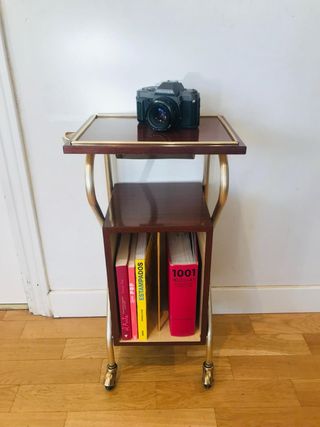 Tavolo ausiliario vintage per telefono