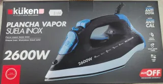 Plancha de Vapor Küken 2600W Suela Inox
