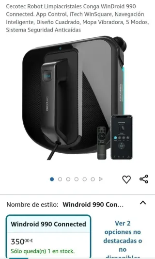 Cecotec Robot Limpiacristales Conga