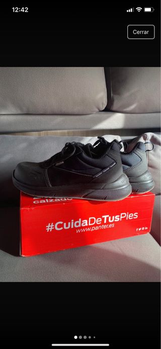 Zapatos de seguridad Panter Negros
