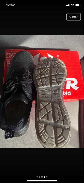 Zapatos de seguridad Panter Negros