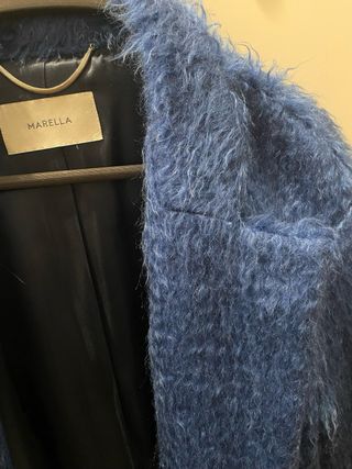 Abrigo Marella Azul Talla 40