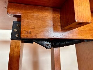 Mesa elevable madera Mid-century