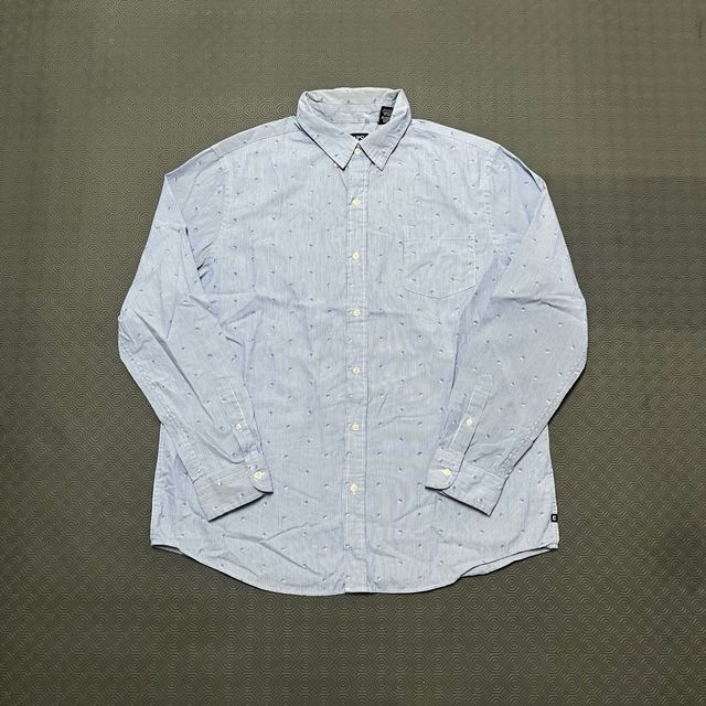 Camisa Chaps Estampada XL Azul