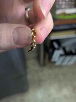 Colgante Corazón Doble Oro 18k