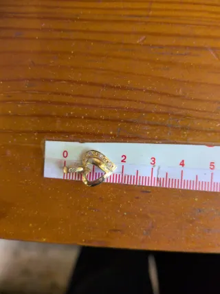 Colgante Corazón Doble Oro 18k