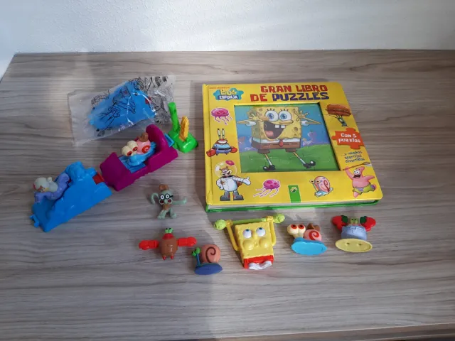Gran libro puzzles Bob Esponja nickelodeon