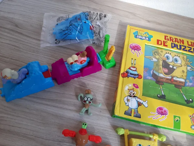 Gran libro puzzles Bob Esponja nickelodeon