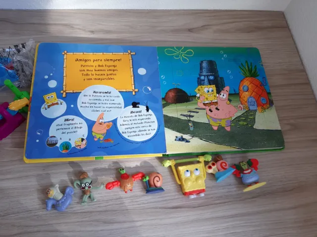 Gran libro puzzles Bob Esponja nickelodeon