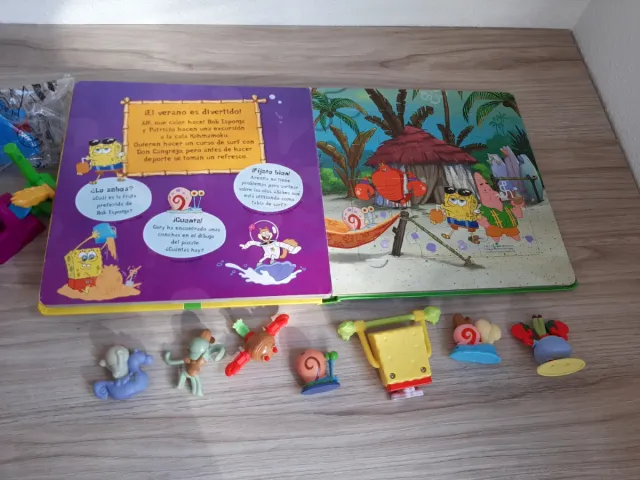 Gran libro puzzles Bob Esponja nickelodeon