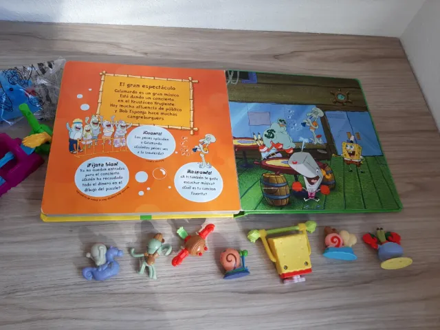 Gran libro puzzles Bob Esponja nickelodeon