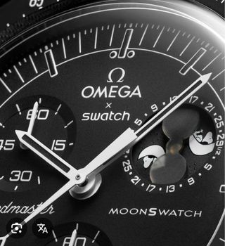 Swatch X omega mission to Snoopy black moonswatch