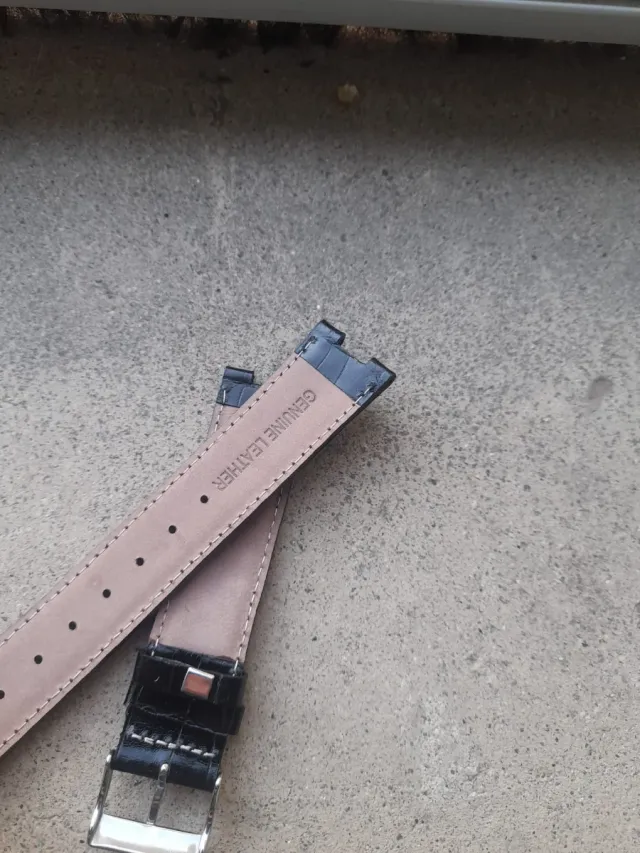 Cinturino Pryngeps Pelle Coccodrillo Nero