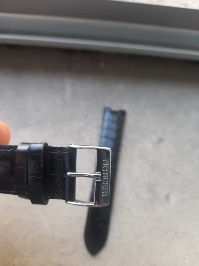 Cinturino Pryngeps Pelle Coccodrillo Nero