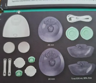 Sacaleches Elvie Portátil Doble y regalo accesorio