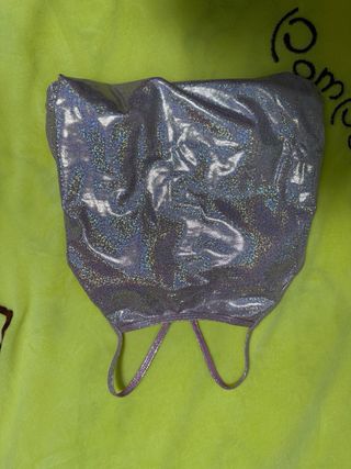 Bañador mujer brillante rosa/morado