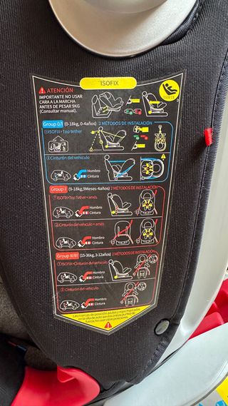 Silla coche Babify 0-36 kg grupos 0/1/2/3 nueva