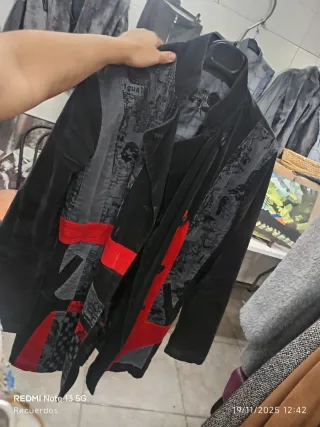 Chaqueta de hombre cuero marrón
