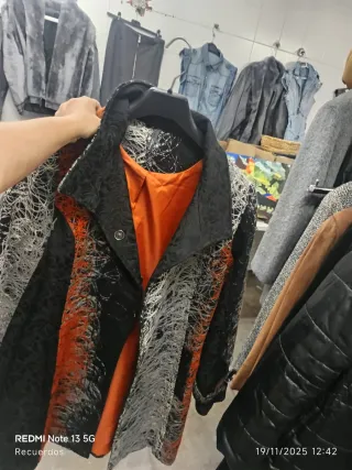 Chaqueta de hombre cuero marrón