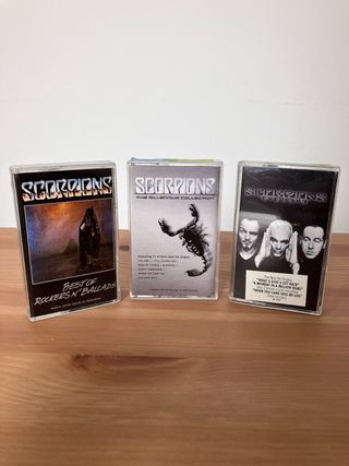 SCORPIONS- Cintas Cassette Originales