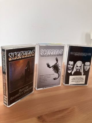 SCORPIONS- Cintas Cassette Originales