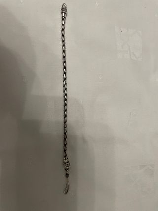 Pulsera de plata trenzada unisex