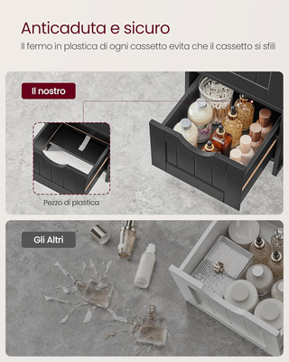 Mobile da Bagno, Cassettiera, Armadio Autoportante