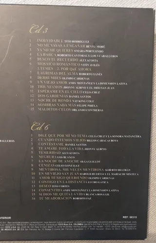 Álbum CD Un Mundo de Bolero para Ti