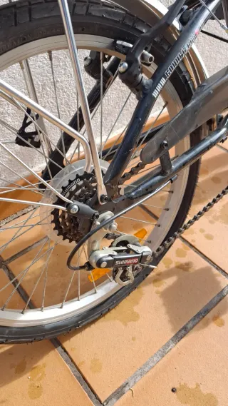 Bicicleta Plegable Gris