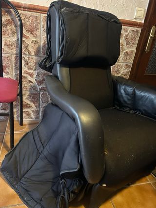 sillón de piel