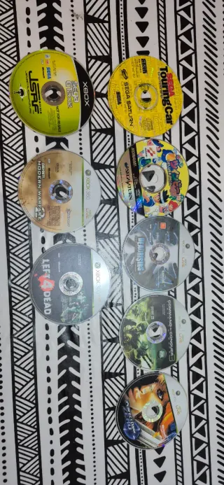 Discos de juegos ps2, xbox y saturn