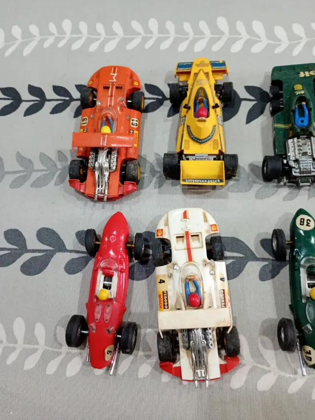 6 Carros Scalextric Antigos