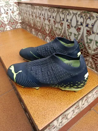 Botas de fútbol Puma FG/AG Azul/Verde