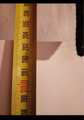 Puerta lacada blanca 3 paneles