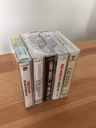 Cintas Cassette BOB MARLEY, BOB DYLAN, SPRINGTEEN,