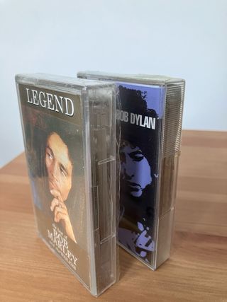 Cintas Cassette BOB MARLEY, BOB DYLAN, SPRINGTEEN,