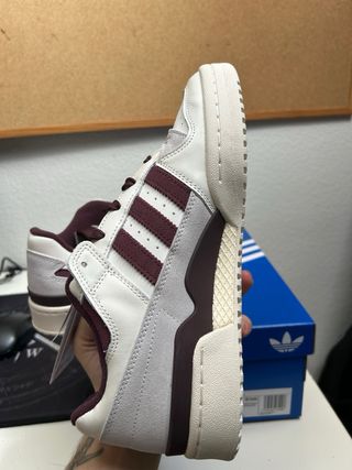 Adidas Forum Low CL Blanco/Morado Talla 42.5