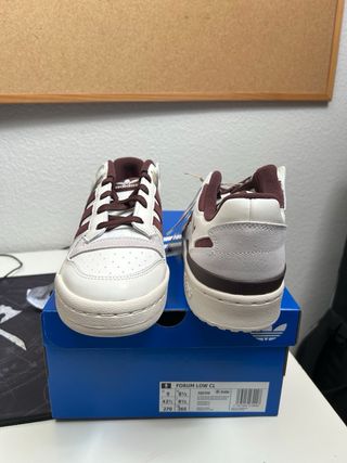 Adidas Forum Low CL Blanco/Morado Talla 42.5