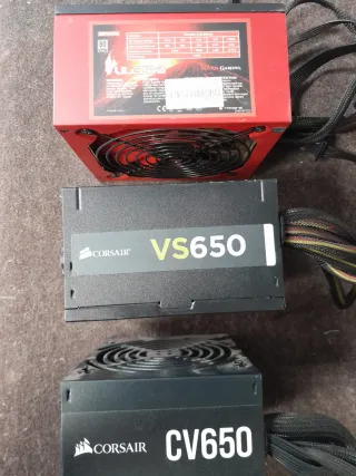 Lote 3 Fuentes de Alimentación PC Defectuosas