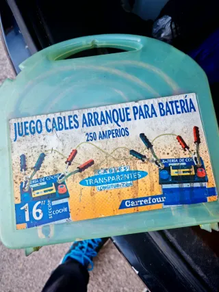 Pinzas de arranque para batería de coche