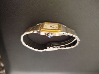 Reloj Cartier Santos 2961 Oro/Plata