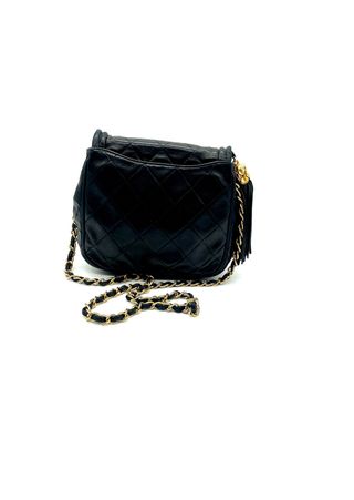 Borsa Chanel Tassle Flap Nero
