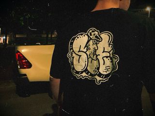 Maglia STUNT Ghostface Sle Nera e Bianca