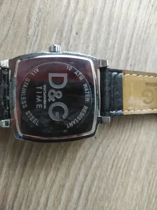 Reloj general Cuadrado Correa Negra