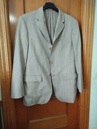 Chaqueta Beige Rayas