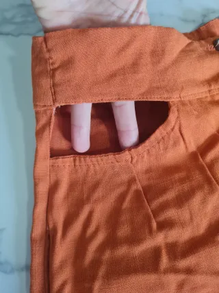 Pantalón de vestir  Color: teja / terracota