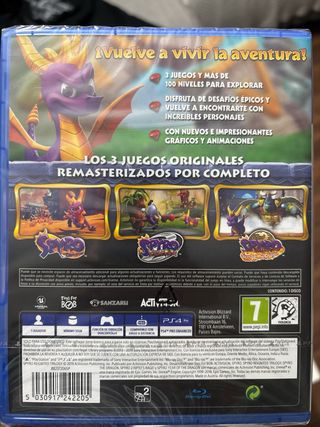 Spyro Reignited Trilogy PS4 (3 Giochi - 1 Disco)