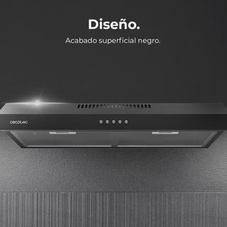 Campana Extractora Bolero Flux CM 602200 Black B